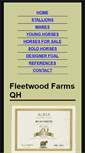 Mobile Screenshot of fleetwoodfarms.com